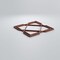 Ekena Millwork Extra Small Kiowa Decorative Fretwork Wood Wall Panels, Walnut, 7 3/8"W x 7 3/8"H x 3/8"T WALW08X08X0375KWAWA - alternate 2